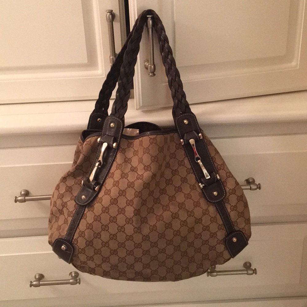 Gucci Pelham Braided strap hobo bag tote